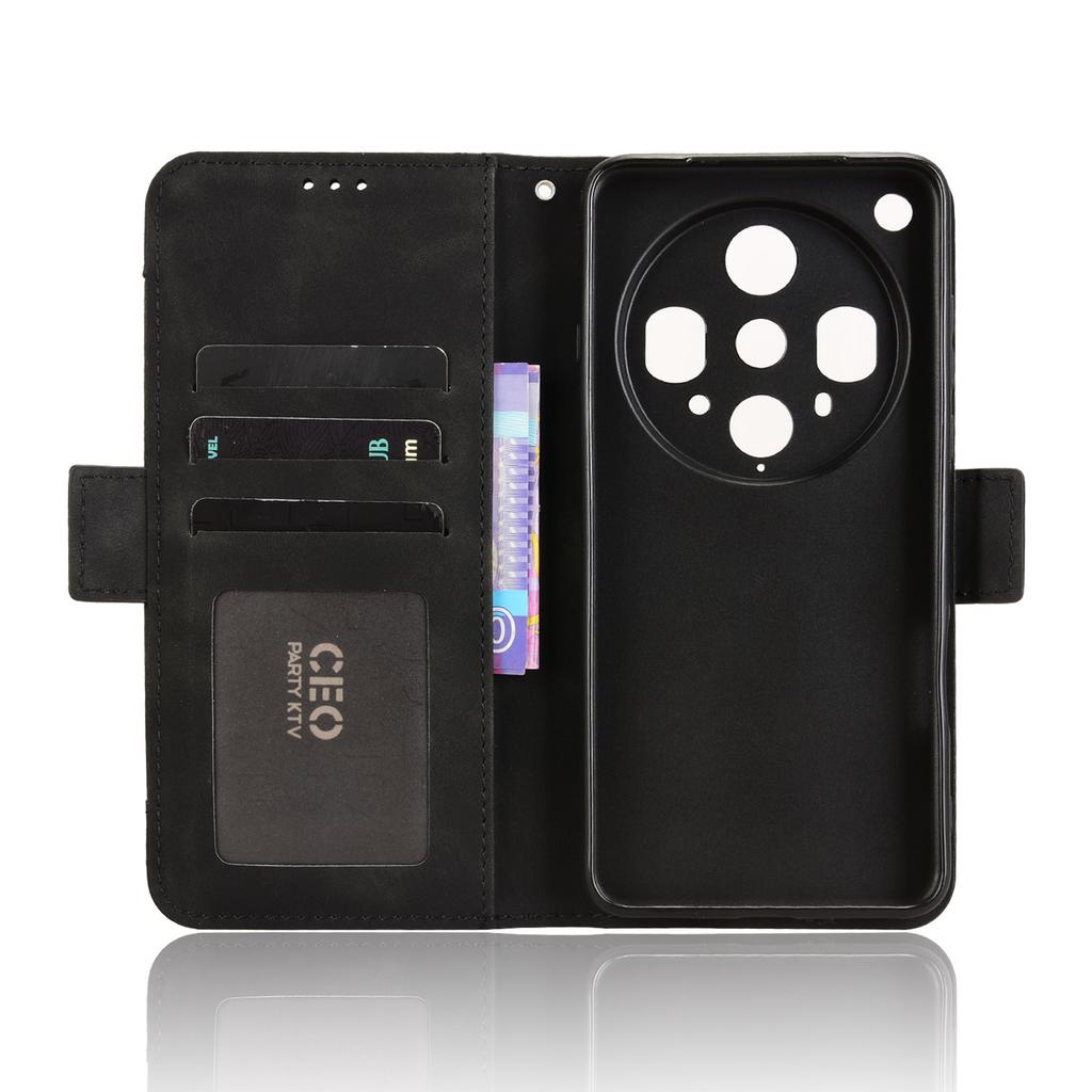 For Oppo Find X8 Ultra 5G Leather Case Phone Wallet Cover with Multiple Card Slots