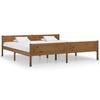 VidaXL Bed Frames Solid Pine Wood Honey Brown 200x200 Cm