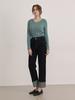 MERCIANNES Neck Ribbed Knitwear_Maalkn2