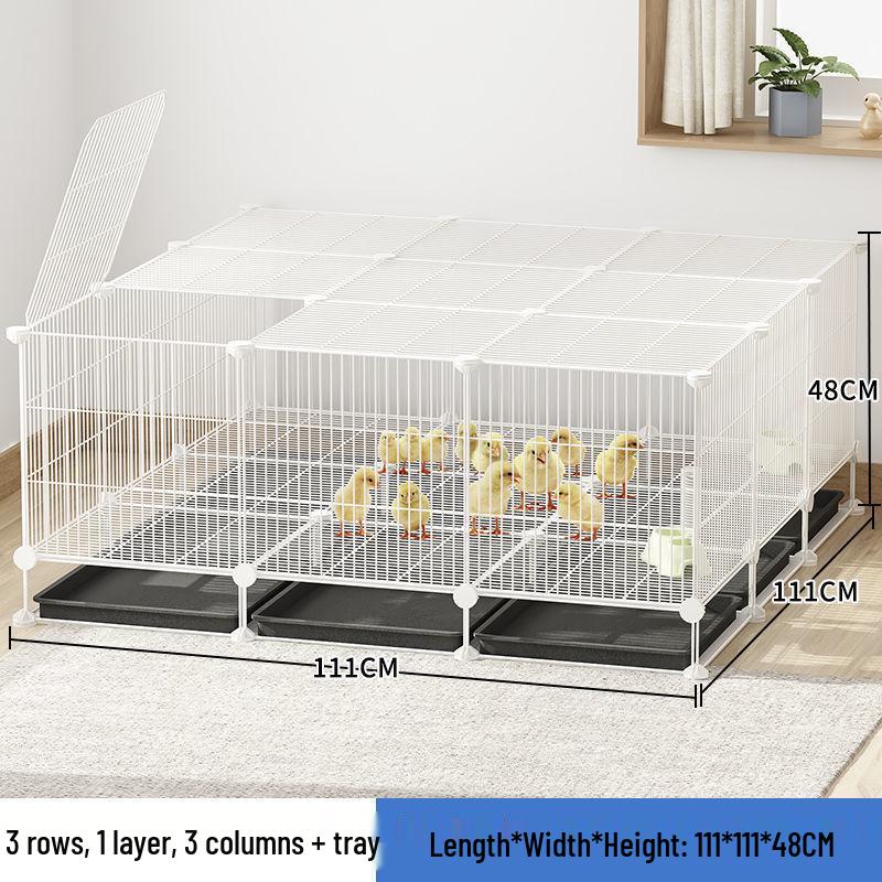 Extra-Large Chicken Coop: Thickened Brooding, Breeding & Nesting Cage for Home Use