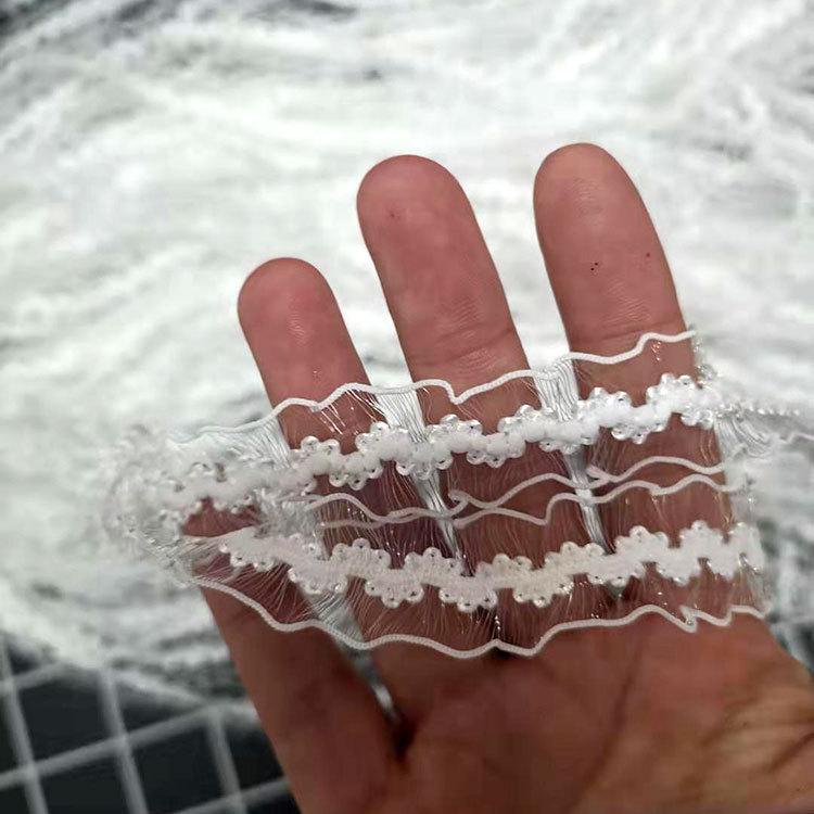 

Эластичный белый кружевной край русалочьей кровати украшения кукольные аксессуары