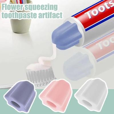 1 Stück Silikon Zahnpasta Kappe Selbstabdichtender Zahnpasta Pump Spender Paste Badezimmer Zubehör Sparer Zahn Zahnpasta Quetscher