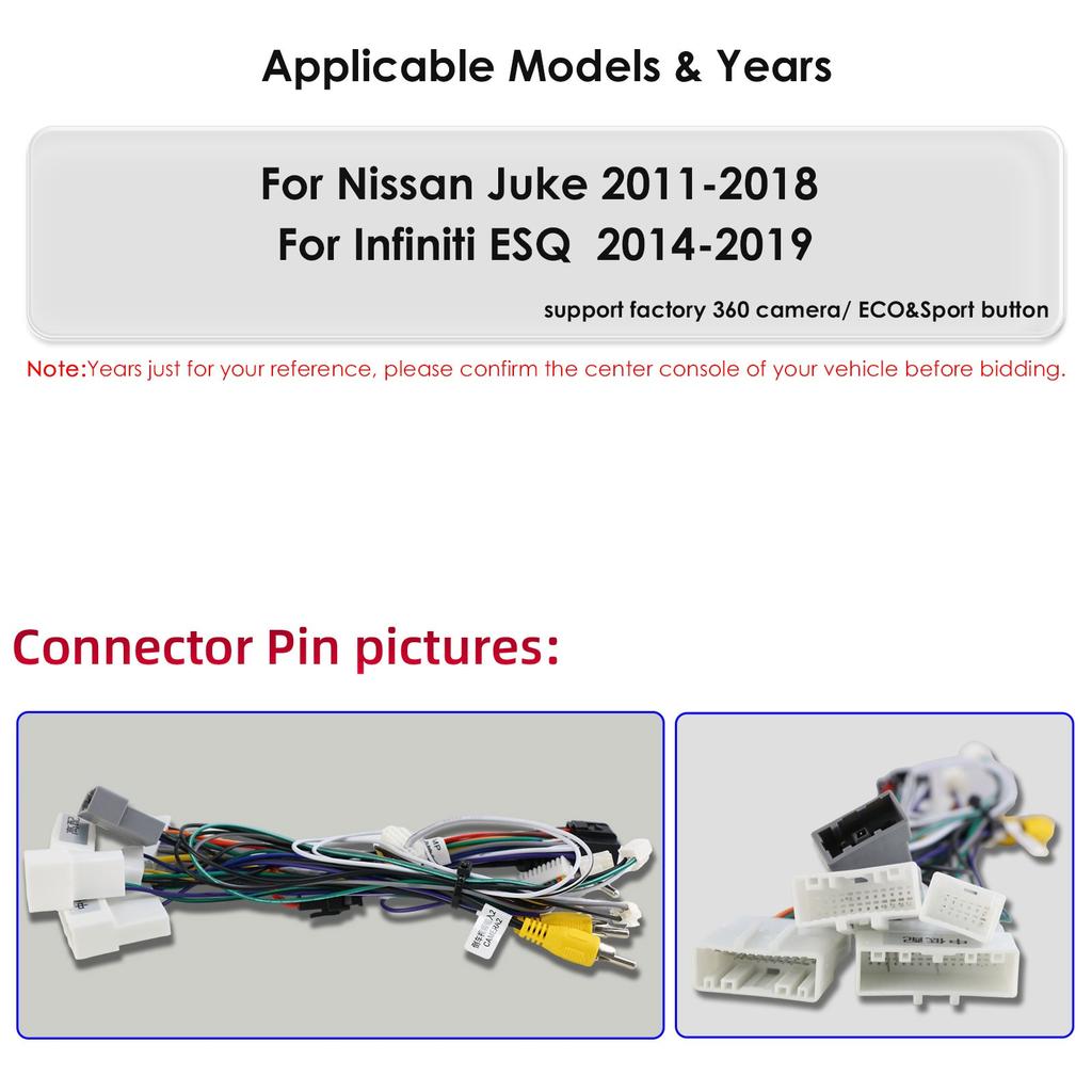 Ossuret 9.7 AI Android Car Radio Multimedia Video Player Intelligent  Auto Stereo 4G for Nissan Juke 2011-2018 for Infiniti ESQ 2014-2019 GPS Carplay