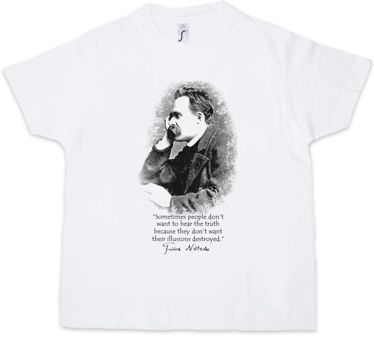 FRIEDRICH NIETZSCHE ILLUSIONS Kids Boys kids boys T-Shirt Quote Illusions Truth Nihilism 160