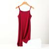 Modal Medium and Long Dress Summer Solid Color Inner with Sleeveless Large Size Loose Vest Skirt Casual Bottom Suspender Skirt
