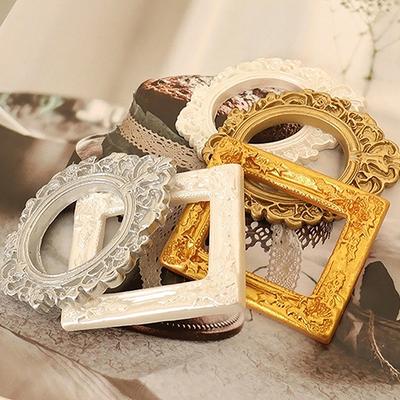 1:12 Puppenhaus Miniatur Bilderrahmen Ölgemälde Rahmen Wandbild Rahmen Home Modell Dekor Spielzeug Puppenhaus Zubehör