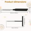 2Pcs Crepe Spreader Spatula Stainless Steel Crepe Spreader and Spatula Set Batter Spreading Tools for Cooking and Kitchen Gadget