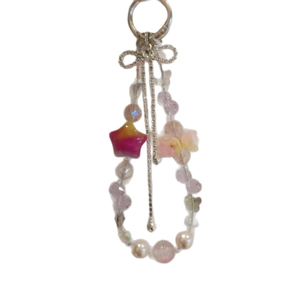 Elegant and Versatile Crystal Wrist Lanyard: Premium, Portable, and Durable Anti-Loss Mobile Accessory