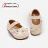 Spring 2026 Retro Leather Baby Walker Shoes for Girls - Stylish, Soft Sole Toddler Shoes