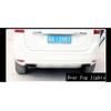 Car Styling Front Fog Lamps Cover Grille Slats Car Fog Lights Cover Decoration ABS Stickers Strips for Volvo XC60 2014-2016 Year