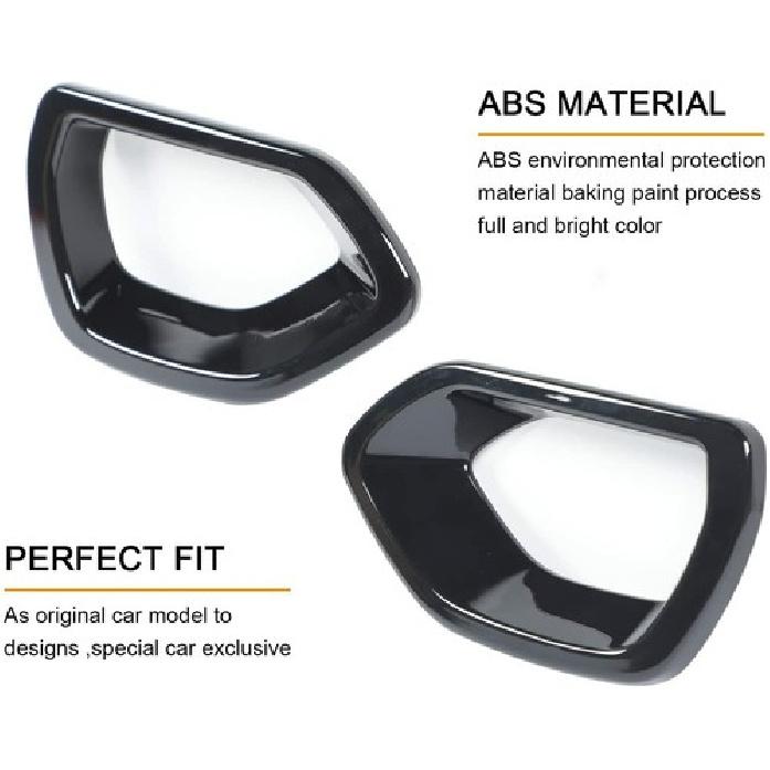 2x Front Grille Erts Mesh Trim Accessories for 2015- Dodge Charger Black