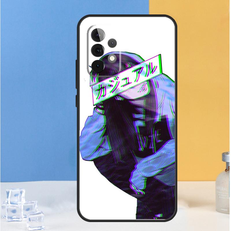 Sad Anime Aesthetic Senpai For Samsung Galaxy A13 A33 A53 A36 A26 A05 A06 A16 A54 A34 A14 A32 A52 A55 A35 A15 A56 Case