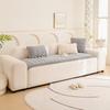 Thick Plush Couch Cover Fuzzy Pet Couch Cover Winter Non Slip Warm Sofa Slipcover
