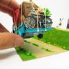 Sankei Miniature Art Kit Studio Ghibli My Neighbor The Kusakabe Family Moving Scale Paper Series Totoro House, 1/48 Craft, MK07-14