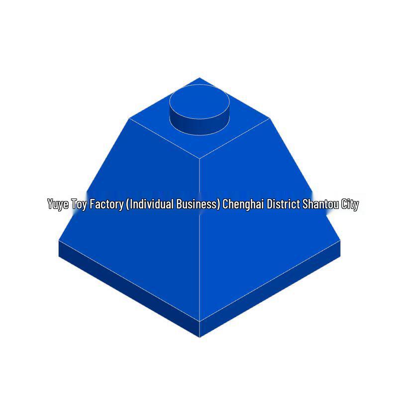 3045 Small Particle MOC Building Blocks 2x2 Double-Sided Corner Slope Surface Brick DIY Parts-Compatible 0.5 kg синий