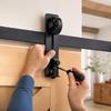 8-in-1 Verstelbare Deurhangende Rail Hardware Kit, Schuifdeur Rail Fittingen voor Huisdeur