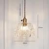 Nordic Modern Brass Glass Pendant Lamp LED E27 Bedroom Dining Living Room Bar Corridor Interior Decoration Chandelier