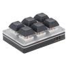 Professional Mechanical Keyboard with 6 Keys USB BT 2.4G Type C Single Handed Wireless Customizable Keyboard