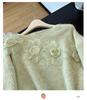 Plus Size Chic Floral Knit Sweater: Soft, Fluffy & Slimming for a Youthful Autumn/Winter Look