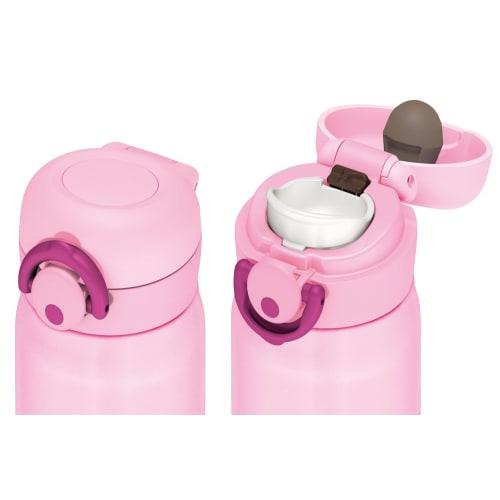 Thermos Water Bottle Vacuum Insulated Mobile Mug [One-Touch Open Type] 350ml Light Pink JNR-350 LP