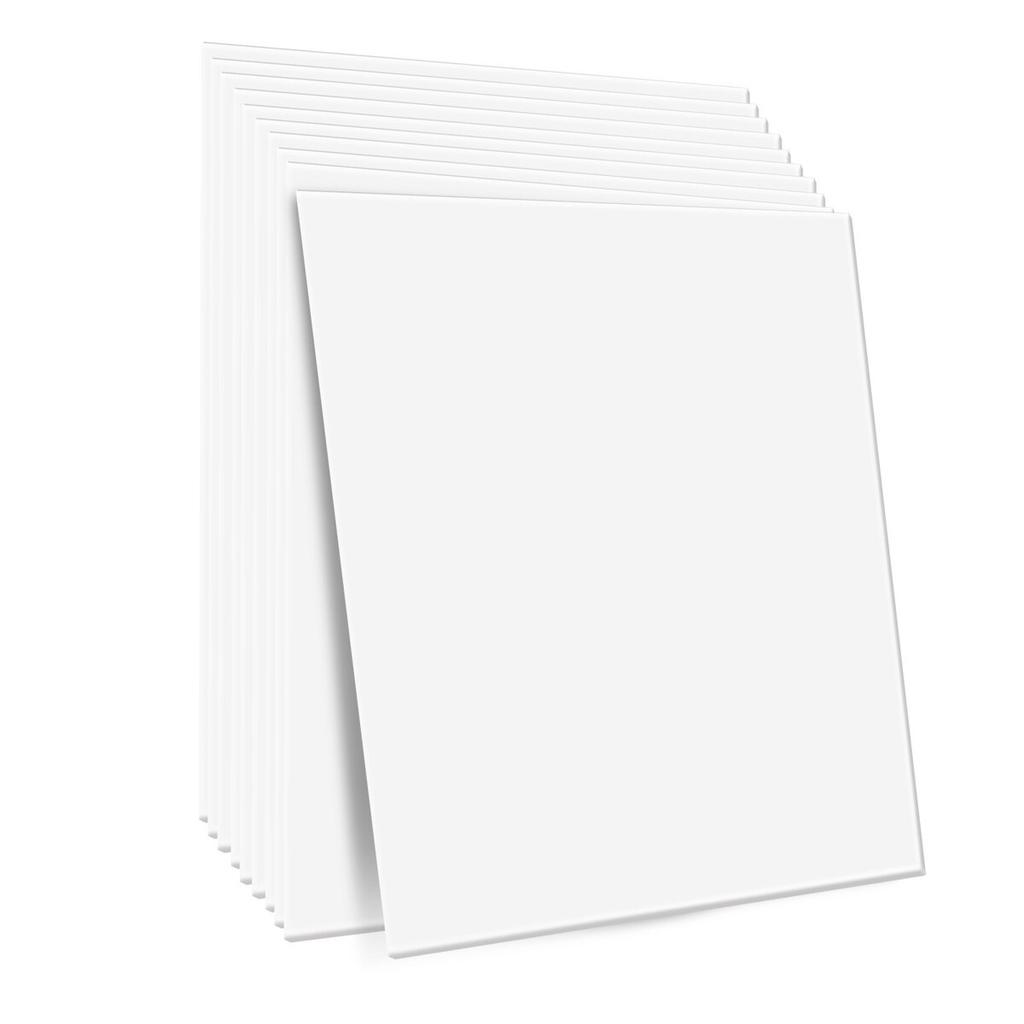 Ceiling Tiles 12-Pack 24 x 24 in PVC Foam Fire-Rated Smooth White