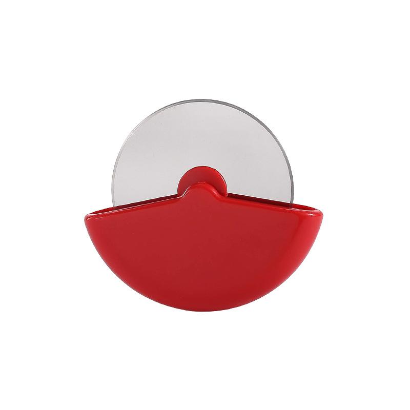 Stainless Steel Round Wheel Cutting Knife for Pizza with Lid Pizza Cutter Wheel Pastry Dough Slicer Cutter Kitchen Baking Tool