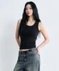 MUSINSA STANDARD WOMAN Women'S Scoop Neck Tank Top [Black]