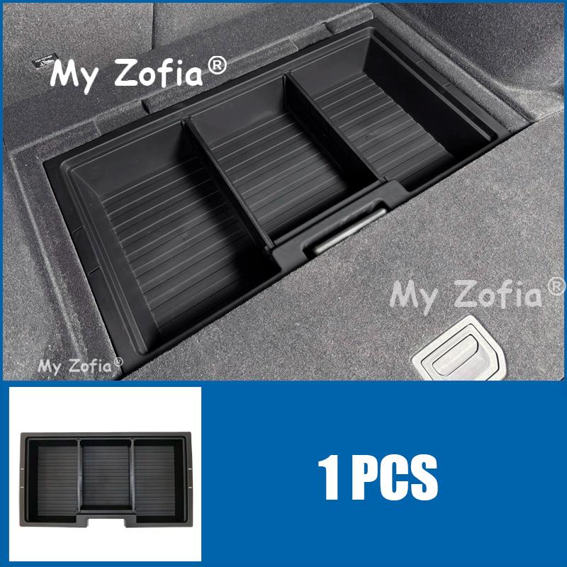 For Zeekr 7x 2025 2026 Car Rear Trunk Organizer Box Expand Storage Customized Large Capacity Spare Gap Filler Accessories