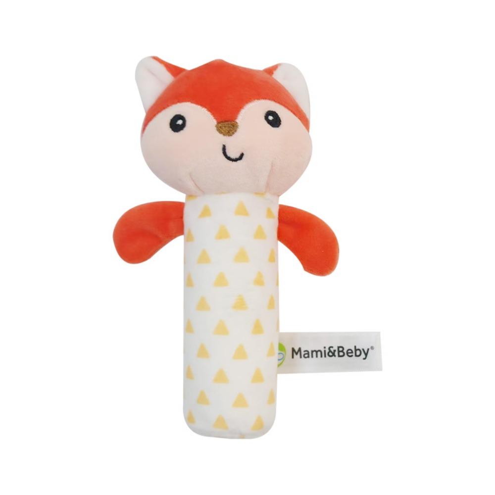 Squeaky Sound Soft Stuffed Animal Rattle Cartoon Animals Plush Rattles  Bed Hanging