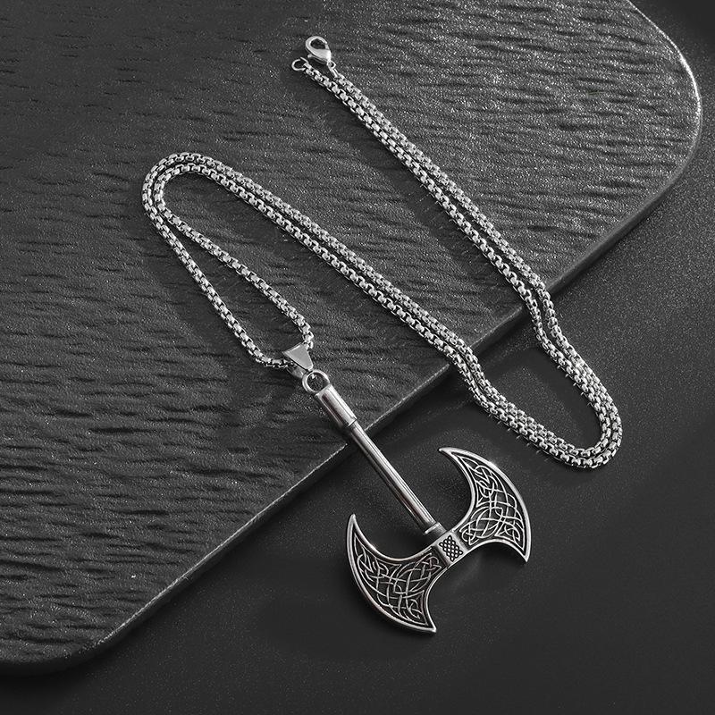 Accessories Celtic Ax Trendy Hip-hop Hip-hop Male Pendant Necklace