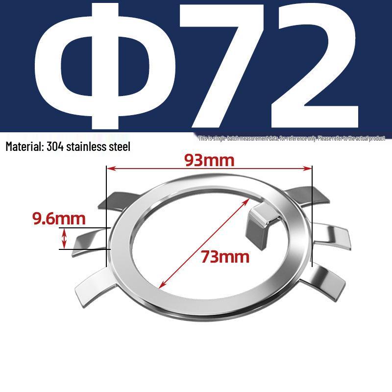 65MN Manganese 304 Stainless Steel Six-Claw Anti-Loosening Lock Nut Washer