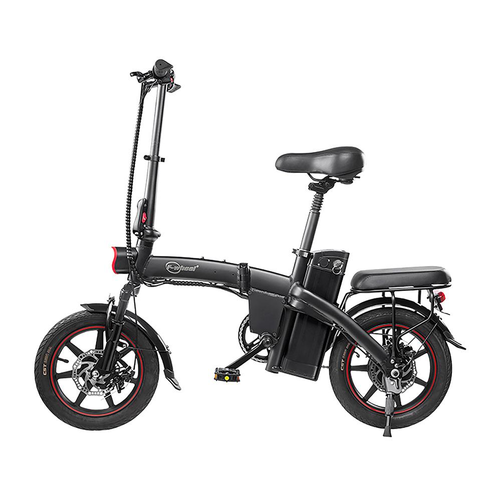 DYU A5 Convenient Folding Electric Bike 48V7.5AH Battery 350W Motor 14 Inch Road Tires City Commute Electric Bicycle With TowSeat