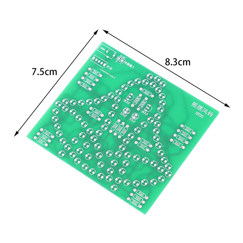 Laboratory Swing Bells Diy Windbell Fun Soldering Electronic Swing Bells Wind Chime Leds Flashing Light Dc Learning Kit