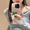 Locomotive Bear Keyring Pendant Plush Animal Keychain Fashionable Backpack Accessory Multifunctional Car Decoration