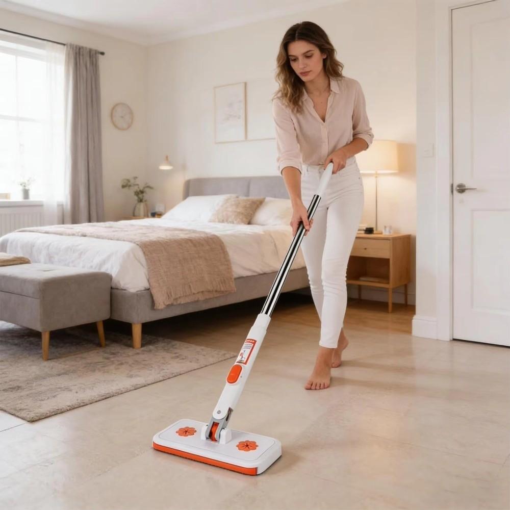 Adjustable Handle Detachable Mini Mop Locking Head Face Towel Small Mop  Bathroom