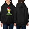 Kinder Langarm Locker sitzender Pullover Hoodie mit Kordelzug und Unifarbe