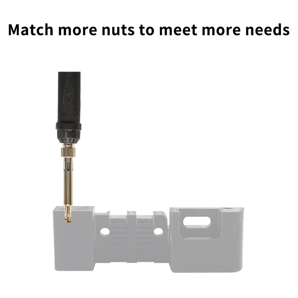 Druk 3D Hot Melt Heat Knurled Embed Injection Copper Insert Nut 345 szt. z 7 szt. HeatSet