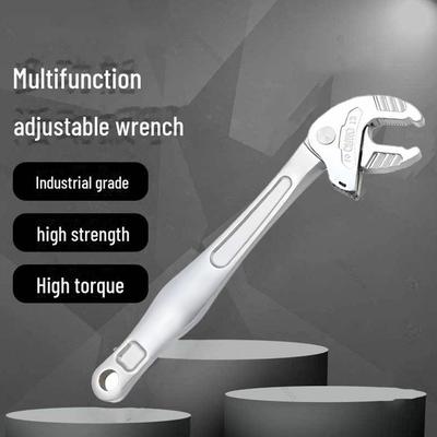 Llave Industrial de Garra de Cangrejo - Carraca Autoajustable con Mandíbula Ancha para Automoción, Tuberías y Fabricación (Tarea pesada) N4N3