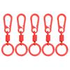 5Pcs Lobsters Clasp Hook Key Rings Buckle Light Weight Zincs Alloys Carabiner Keychains for Hiking Travel Daily Carry