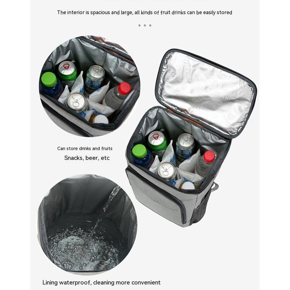 Thermal Cooler Backpack Cooler Outdoor Picnic Bag Thickened Thermal Backpack  Camping/Hiking/Picnic