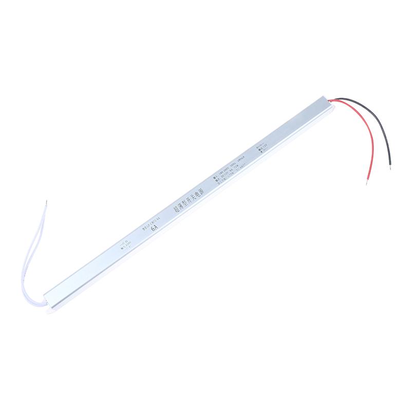 ספק כוח מיתוג דק DC12V מ-AC 220V, דרייבר LED, שנאי תאורה עבור פס לד 18W 24W 36W 48W 60W 72W