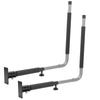 Foldable and Telescopic Car Roof Box Wall-Mounted Rack, 50kg Load Capacity, with Storage Hooks and Hanger for Kayaks, Canoes, and Surfboards