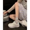 Thick-soled Inner Height Increase Retro Color Matching German Training Shoes Women's 2025 New Mesh Breathable Sports and Leisure Forrest Gump Shoes