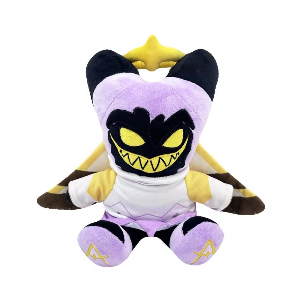 Peluche Chat Chaud Drôle Angel Dust Alastor TV Fans Collection Cadeau Mignon Coton Rembourré Poupée en Peluche Enfants pour Cadeau d'Anniversaire