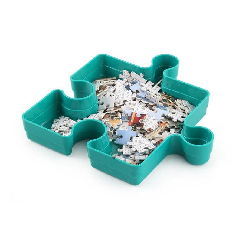 6-layer Puzzle Storage Box With Transparent Cover 3D Puzzle Splicing Sorting Organizer Multifunctional Puzzle Storag Tool