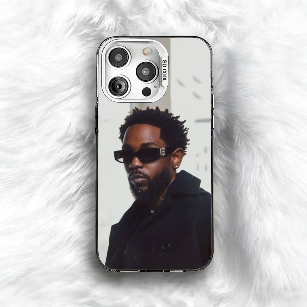 K.Dot-K-Kendrick L-Lamar Phone Case For iPhone 16 17 15 14 12 13 Pro Max Black Color Shockproof Cover