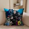 H-Hotel T-Transylvania Anime Cartoon Office Cushion Pillowcase Car Cushion Cover45X45CM Lumbar Pillowcase Sofa Pillowcover