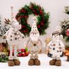 Cute Christmas Snowman Telescopic Doll Soft Merry Christmas Decoration  Xmas Decor