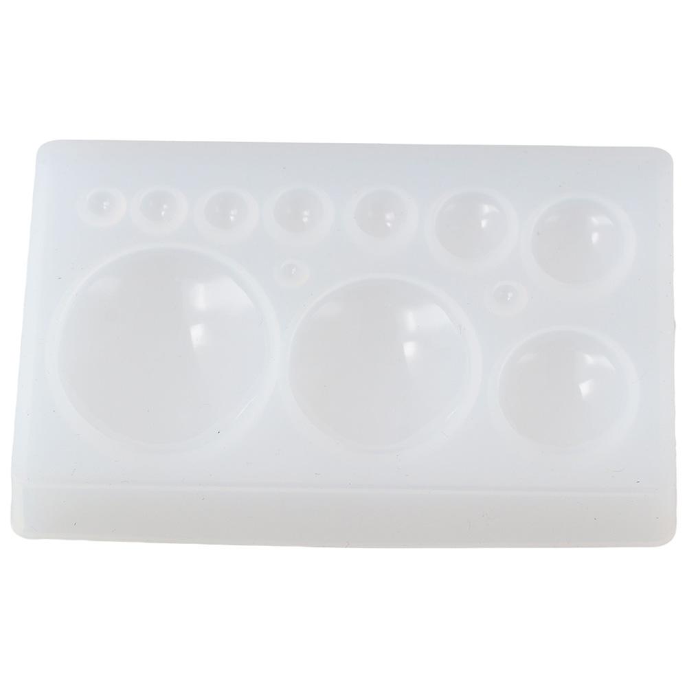 8.5*6.5*1CM Silikonové Oválné Pryskyřičné Formy Bílé 12 Dutinek Náušnice Silikonové Formy DIY Řemeslný Přívěsek