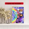 Cartoon Cute Gabbys 5D Round Diamond Painting Kit Diamond Embroidery Painting Rhinestones Mosaic Frameless Handwork Decoration Arts